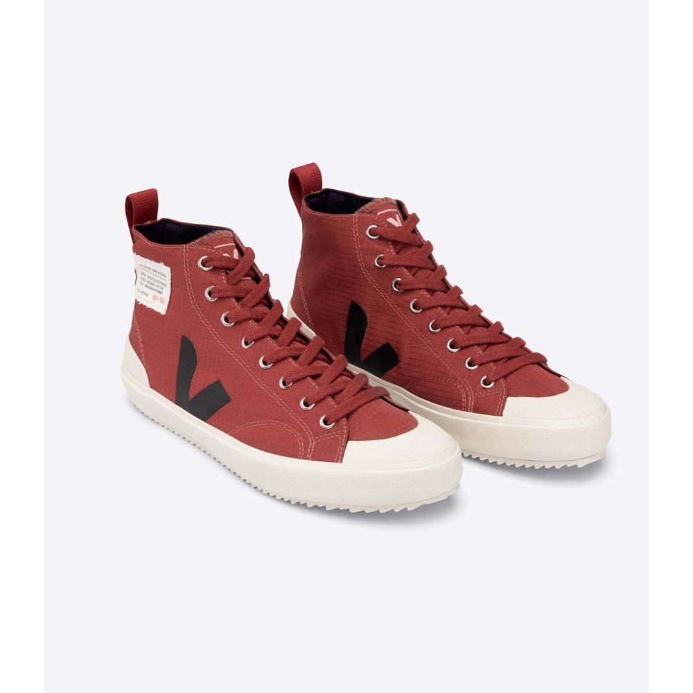 Men's Veja NOVA HL RIPSTOP High Tops Red | ZA 102GSO